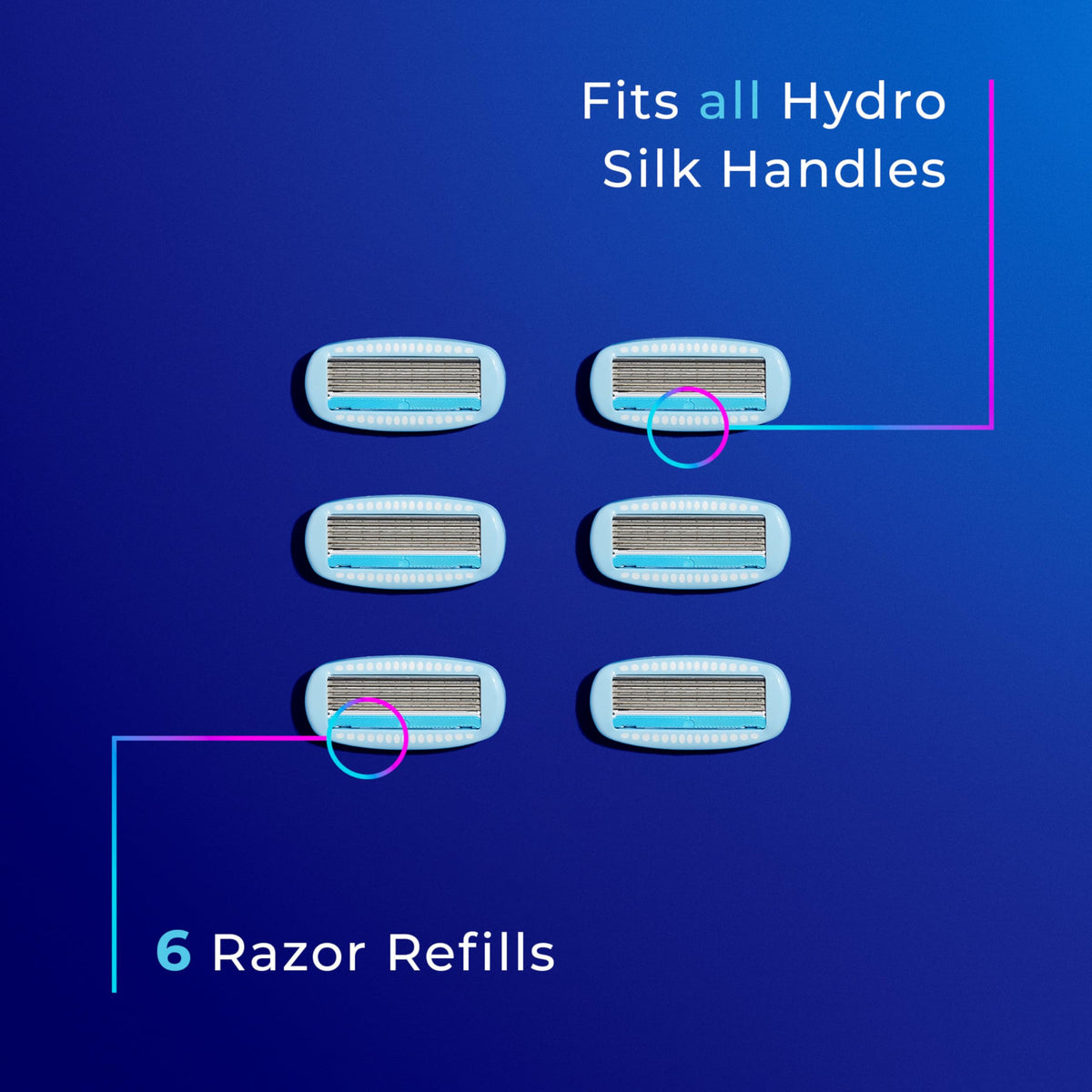 Schick Hydro Silk cartridge held in hand demonstrating compact size and scale