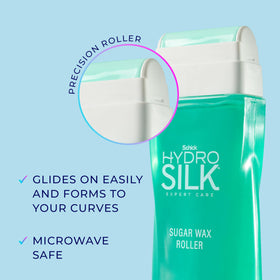 Schick Hydro Silk reusable strips spread out to show washable convenience