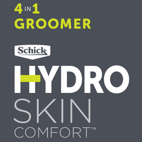 Schick Hydro 5 held in hand to show scale and ergonomic maneuverability benefit