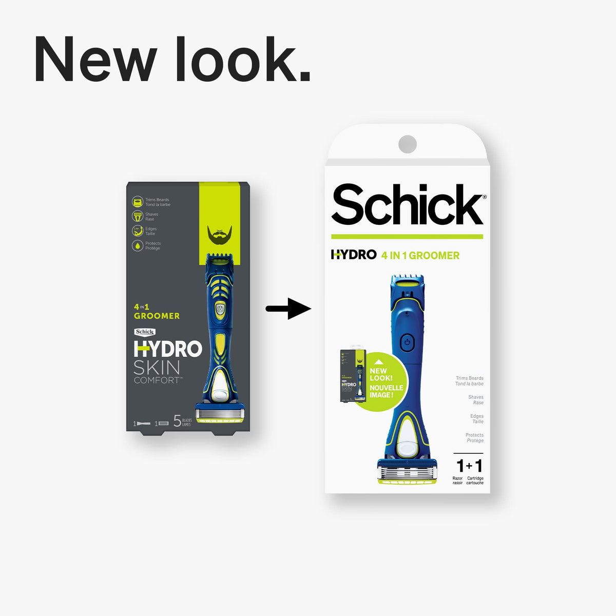 Schick Hydro 5 packed for travel illustrating convenience and no attachments needed