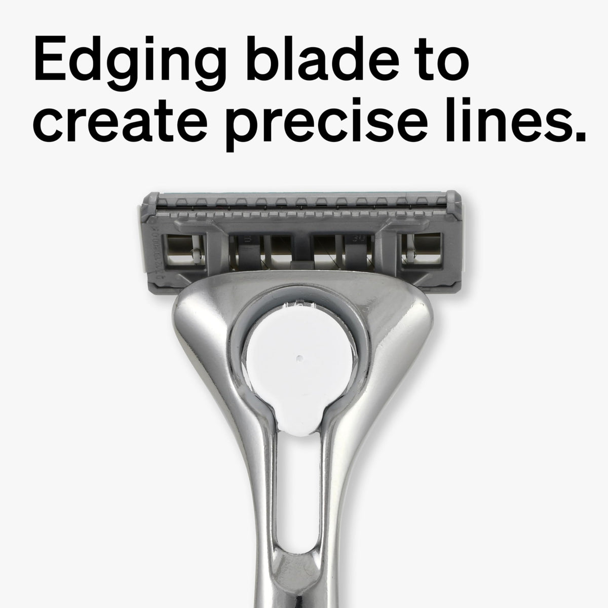 Schick Quattro pivoting head angled to follow facial contours for smoother shaves