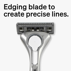 Schick Quattro pivoting head angled to follow facial contours for smoother shaves