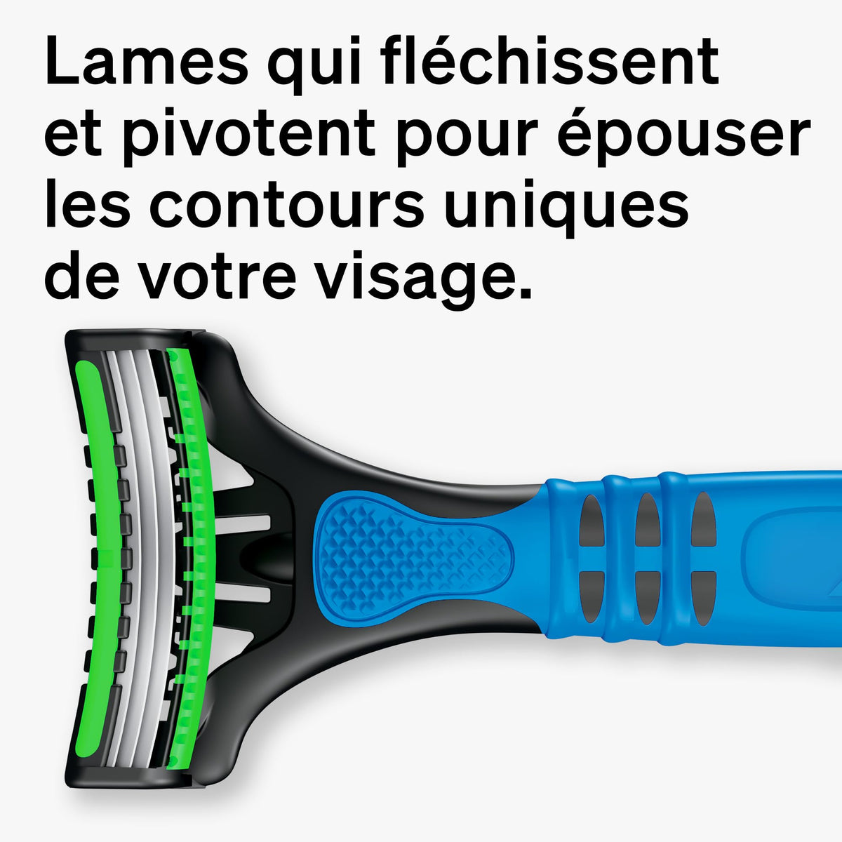 Schick Xtreme 3 lubricating comfort strip detail with aloe for glide