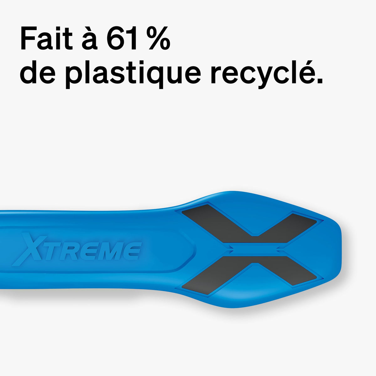 Schick Xtreme 3 held in hand to show scale and ergonomic control