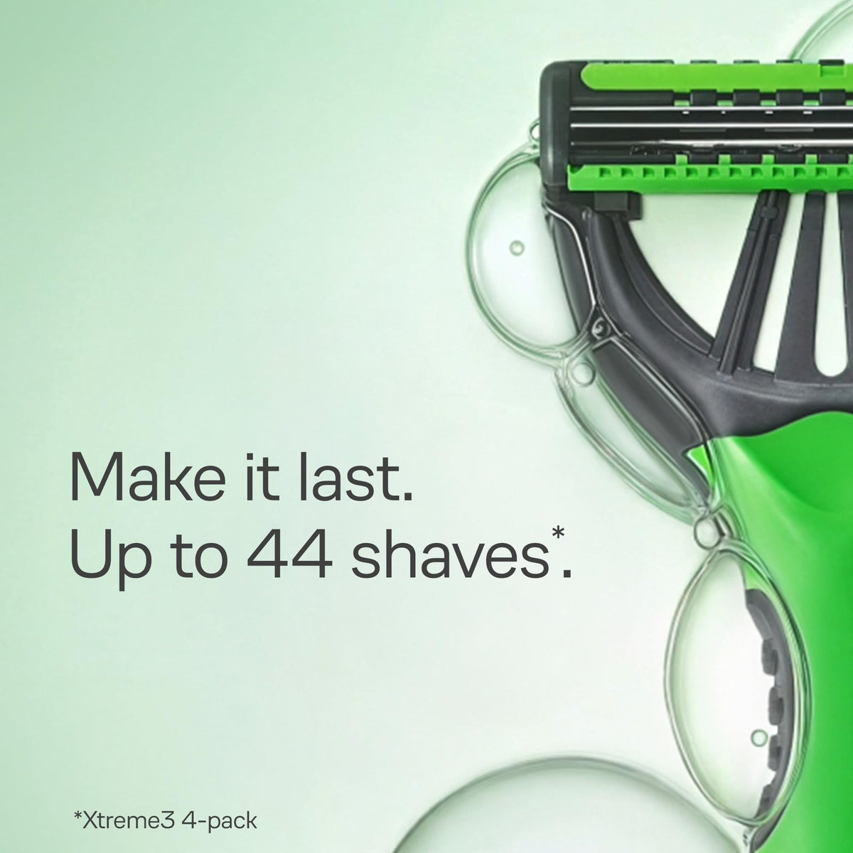 Schick Xtreme3 open pack with individual razors ready for travel