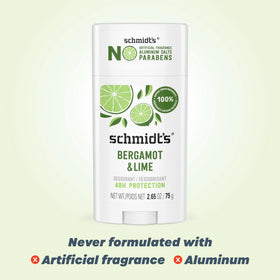 Close-up of Schmidt's stick texture demonstrating smooth application and quick absorption benefit