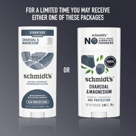 Schmidt's applied underarm demonstrating quick absorption and odor control