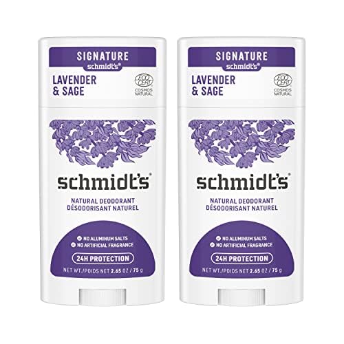 Schmidt's Lavender & Sage front packaging showing stick and calming scent benefit