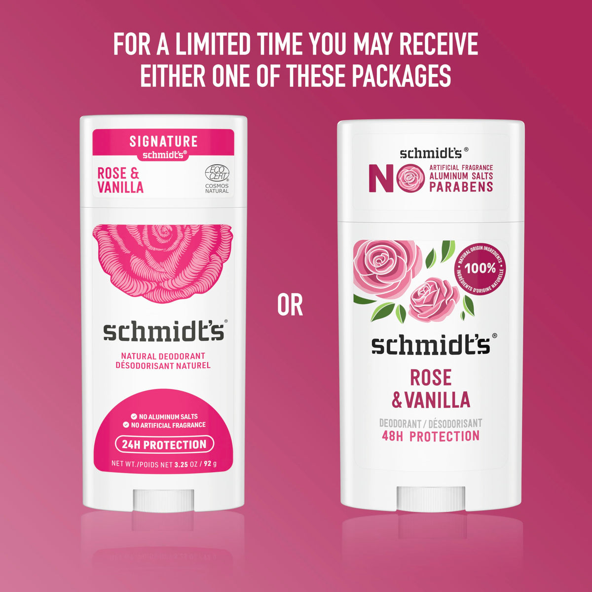 Schmidt's ingredient close-up highlighting plant-based oils and benefits
