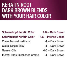 Schwarzkopf angled brush applying color for precise root control and neat lines