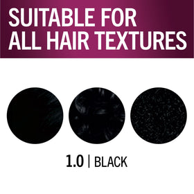 Schwarzkopf color cream and developer tubes show complete at-home kit