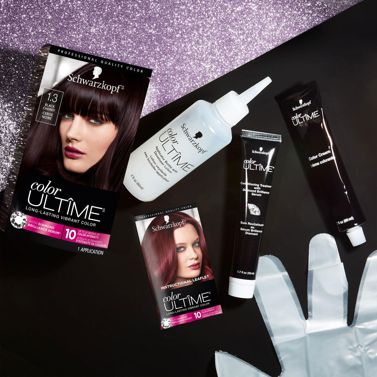 Schwarzkopf Color Ultime cream texture demonstrating easy spread and coverage