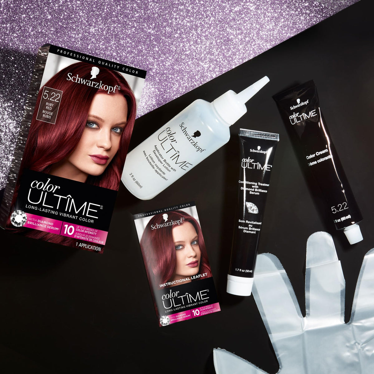 Schwarzkopf Color Ultime creamy texture close-up illustrating smooth application benefit