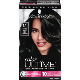 Schwarzkopf Color Ultime front packaging showing product and shade benefits
