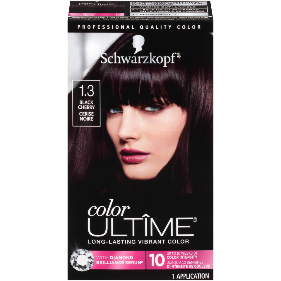 Schwarzkopf Color Ultime front packaging showing product and shade