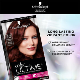 Schwarzkopf kit contents laid out including developer, cream, gloves and instructions for convenience