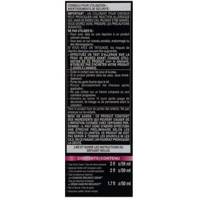 Schwarzkopf box next to ruler for scale indicating kit contents and size