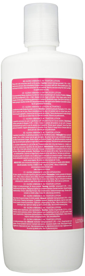 Schwarzkopf developer in salon application lifestyle shot showing neat application and time-saving benefit