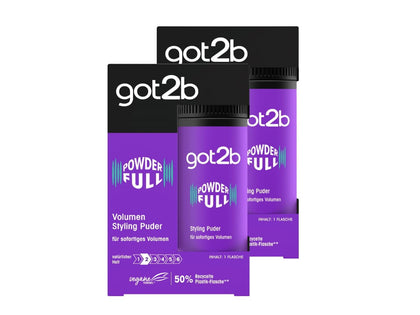 Schwarzkopf got2b front packaging showing twin 10g jars and product benefits