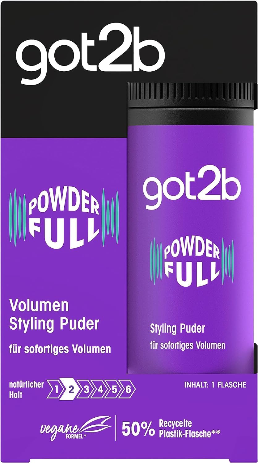 Schwarzkopf got2b close-up of fine powder texture for instant root lift