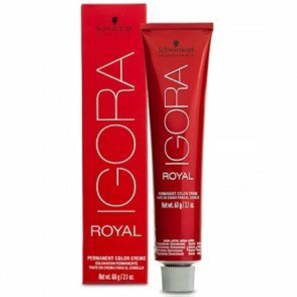 Schwarzkopf IGORA ROYAL front packaging showing shade 4-0 medium brown and professional branding for reliable color