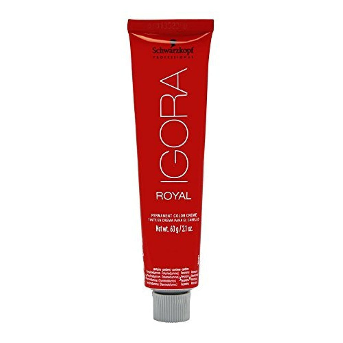 Schwarzkopf Igora Royal front tube showing 5-1 label and professional packaging benefit