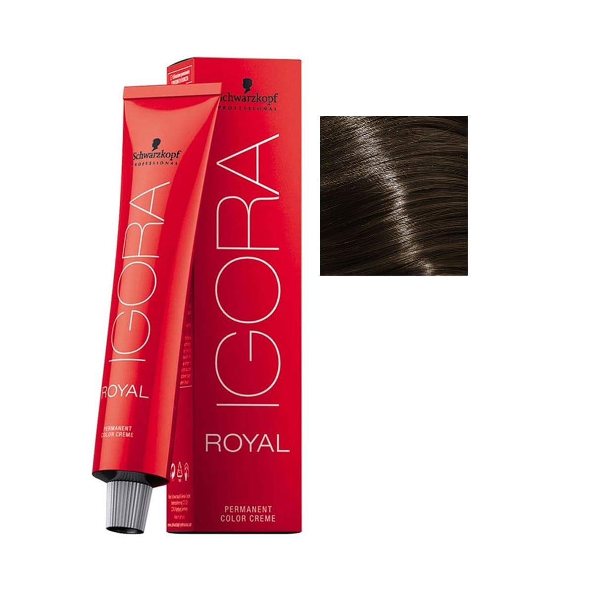 Schwarzkopf product box front showing shade 6-0 and clear professional branding benefit clarity