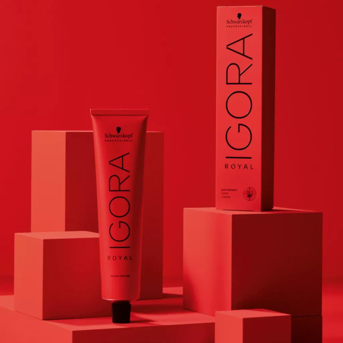 Schwarzkopf Professional IGORA ROYAL 8-46 before and after hair photo highlighting even coverage