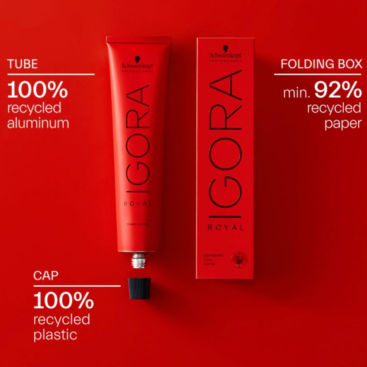 Schwarzkopf Professional IGORA ROYAL 8-46 applied by stylist in salon demonstrating professional finish