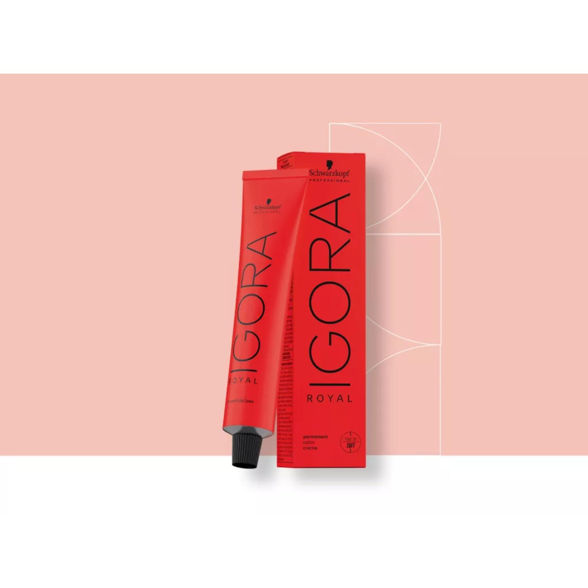 Schwarzkopf Professional IGORA ROYAL 8-46 label and technical details showing formulation transparency