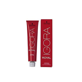 Schwarzkopf IGORA Royal applied in salon setting demonstrating even coverage and professional finish
