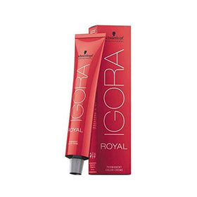Schwarzkopf IGORA Royal hair swatches showing light blonde copper result and color clarity