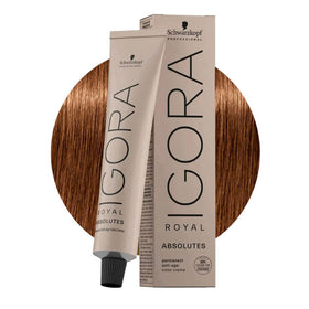 Schwarzkopf Igora Royal Absolutes front packaging shows shade and benefits