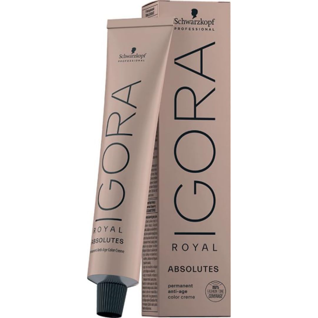 Schwarzkopf Igora Royal Absolutes tube label and size detail for clarity