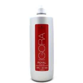 Schwarzkopf bottle front view showing professional 6% developer and brand