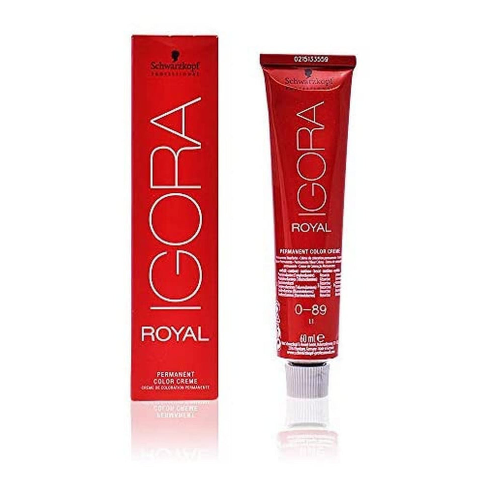 Schwarzkopf Professional Igora Royal front tube showing label and shade