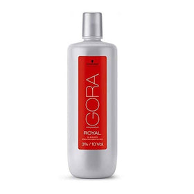 Schwarzkopf Igora Royal front bottle showing label and 1L size, professional supply benefit