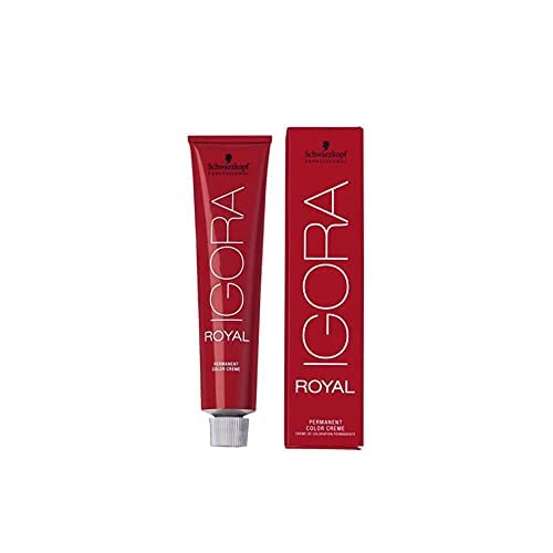 Schwarzkopf Igora Royal 60ml tube beside common object showing compact size