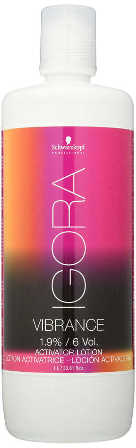 Schwarzkopf Igora Royal Vibrance front packaging showing 1L bottle for professional use and consistent results