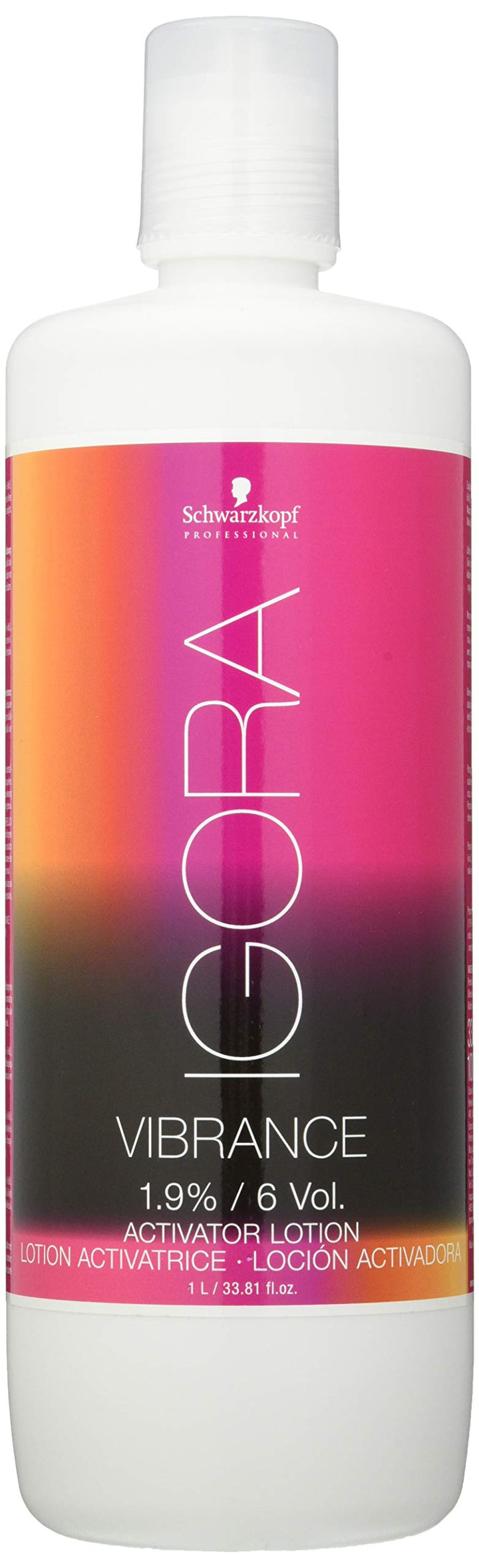 Schwarzkopf Igora Royal Vibrance front packaging showing 1L bottle for professional use and consistent results