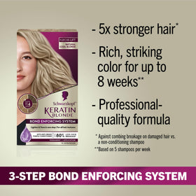 Schwarzkopf pre-color serum bottle priming hair for even lift