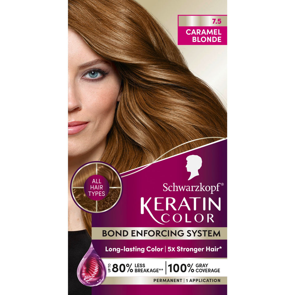 Schwarzkopf front packaging showing product benefits and shade