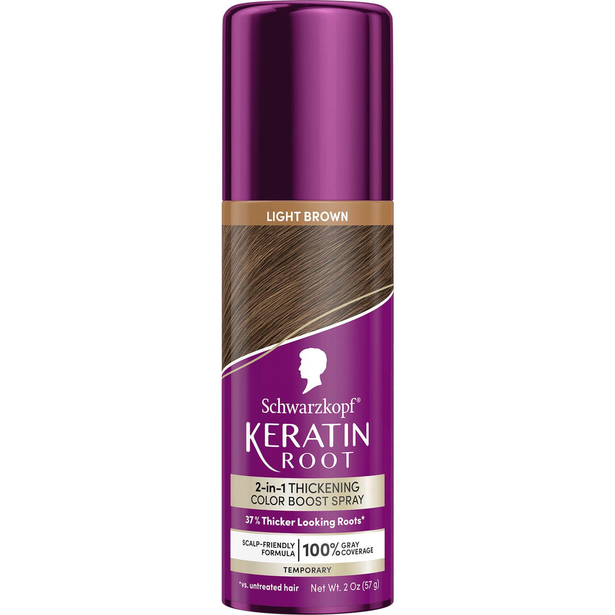 Schwarzkopf front packaging of root spray showing product identity and quick use benefit