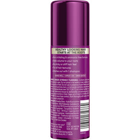 Schwarzkopf can beside hand to show size and portable, travel-friendly benefit