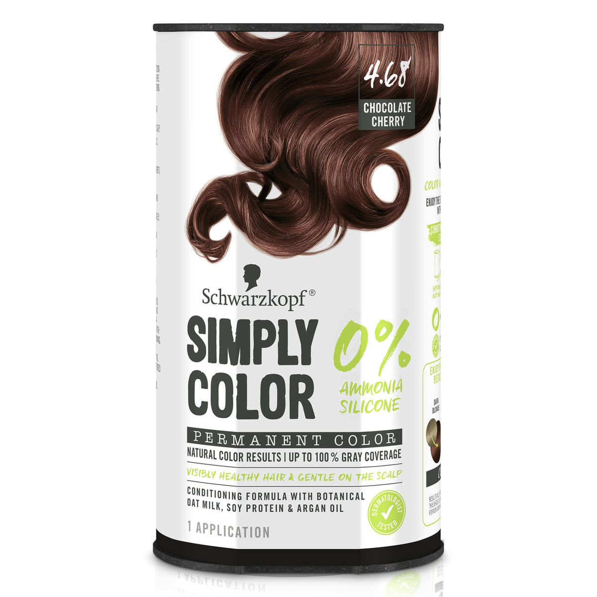 Schwarzkopf front packaging showing product benefits and shade