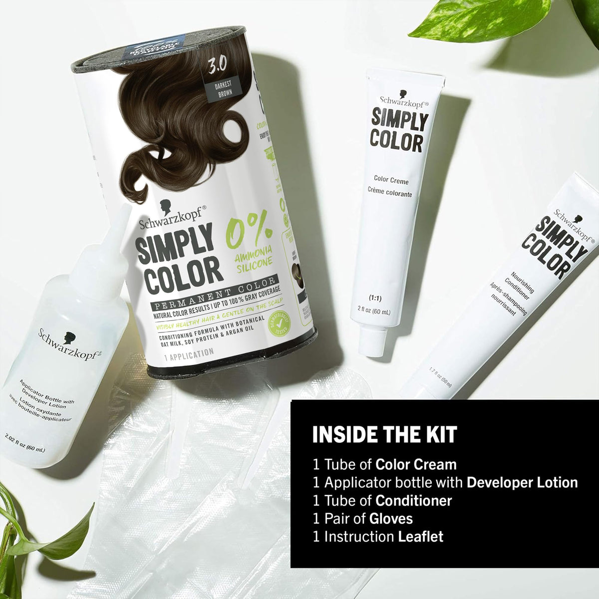 Schwarzkopf recyclable carton and compostable lid highlighting sustainability