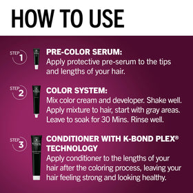 Schwarzkopf size comparison with hand showing single application kit
