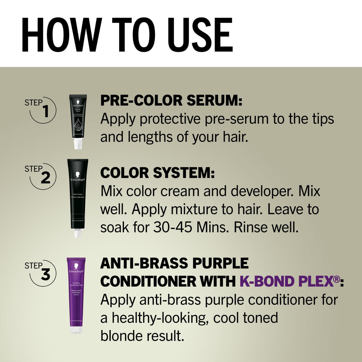 Schwarzkopf preserving curl pattern while delivering even color