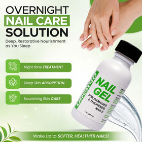 Scientific Solutions Global before and after nail comparison showing visible improvement