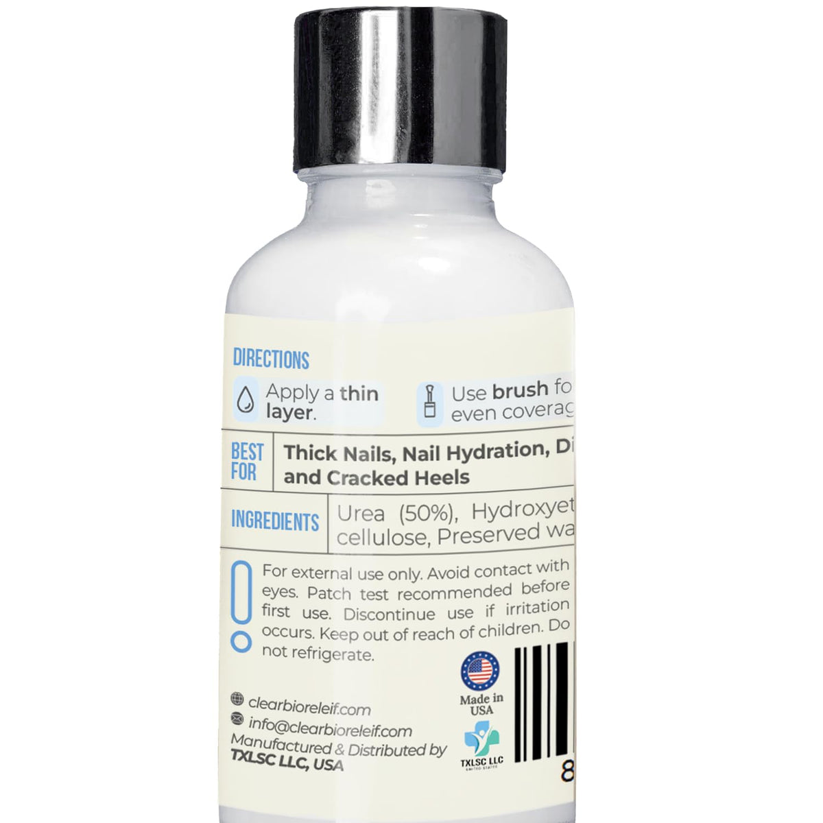 Scientific Solutions Global product label close-up showing ingredients and USA-made assurance